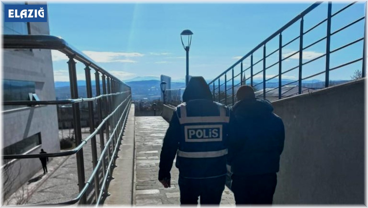 Elazığ'da haklarında kesinleşmiş hapis cezası bulunan 5 zanlı yakalandı