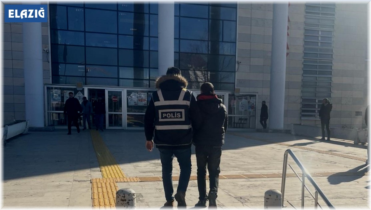 Elazığ'da haklarında kesinleşmiş hapis cezası bulunan 6 zanlı tutuklandı