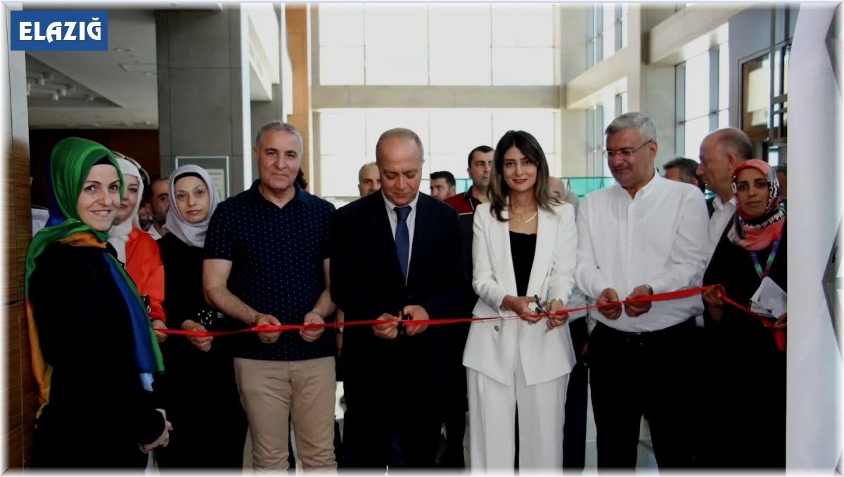 Elazığ'da hasta ve yakınlarının katkısı ile el işi ve resim sergisi açıldı