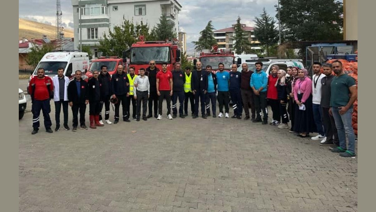 Elazığ'da hastanede yangın tatbikatı