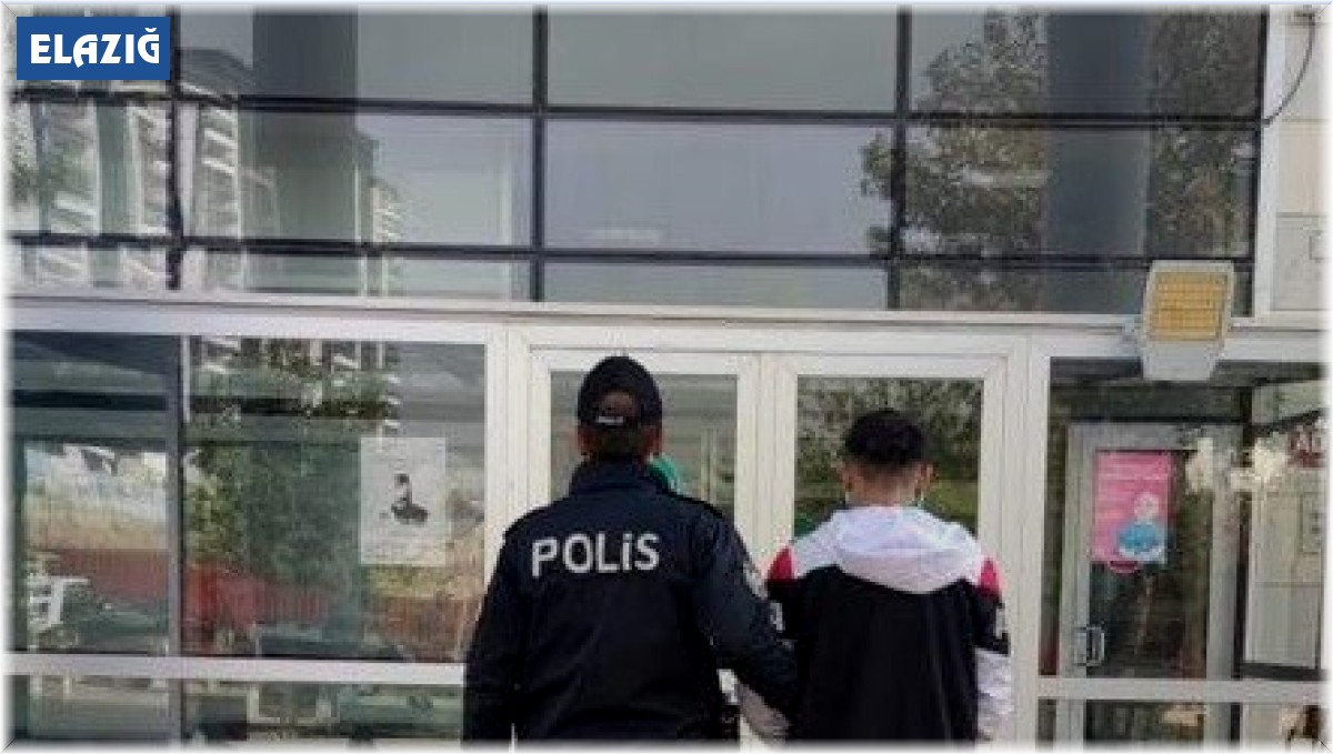 Elazığ'da hırsızlık yapan şüpheli tutuklandı