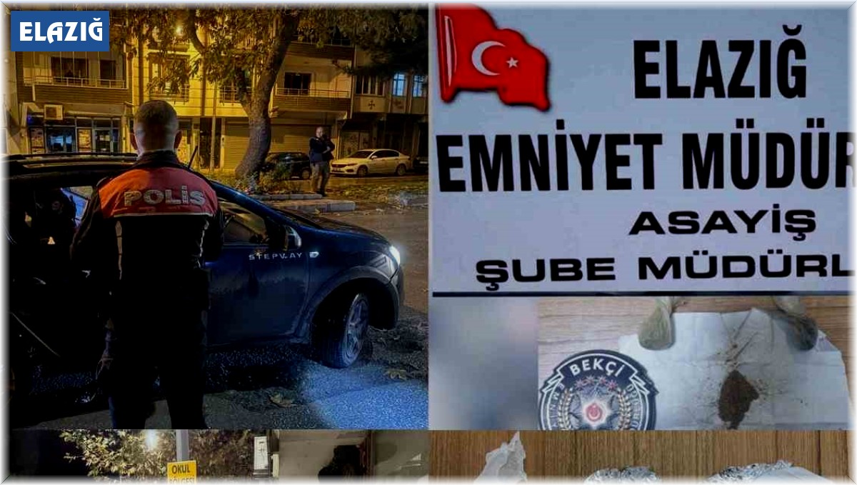 Elazığ'da huzur ve güven uygulaması: 2 bin 413 kişi denetlendi, aranan 9 kişi yakalandı