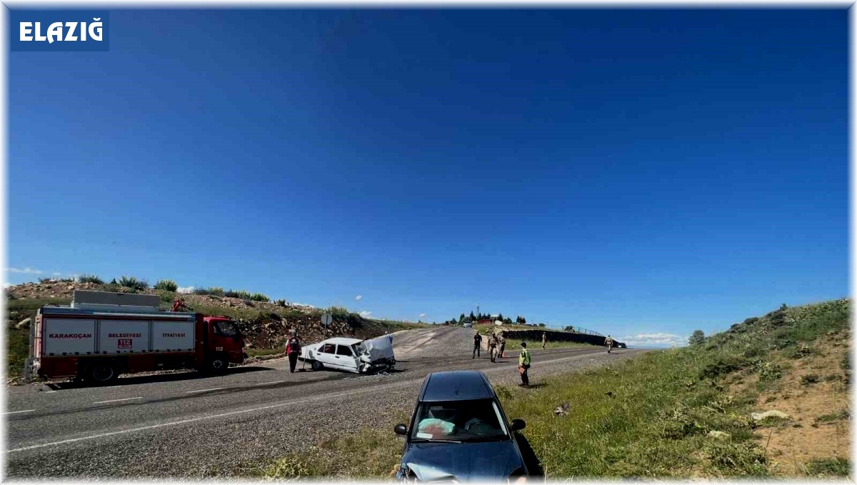 Elazığ'da iki ayrı trafik kazası: 9 yaralı