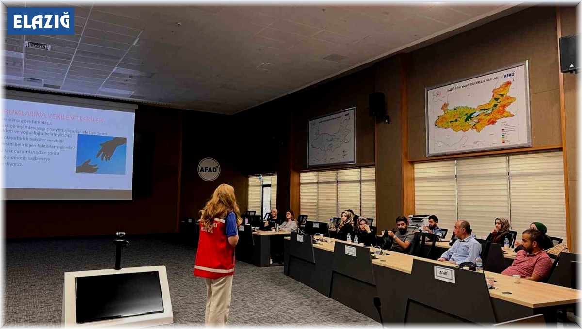 Elazığ'da 'İlk yardım ve Motivasyon' eğitimi