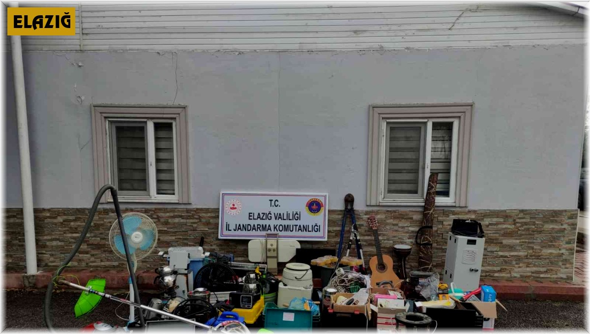 Elazığ'da jandarma ekipleri hırsızlara göz açtırmıyor: 2 tutuklama