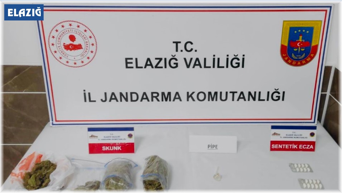 Elazığ'da jandarma uyuşturucuya geçit vermiyor: 5 gözaltı