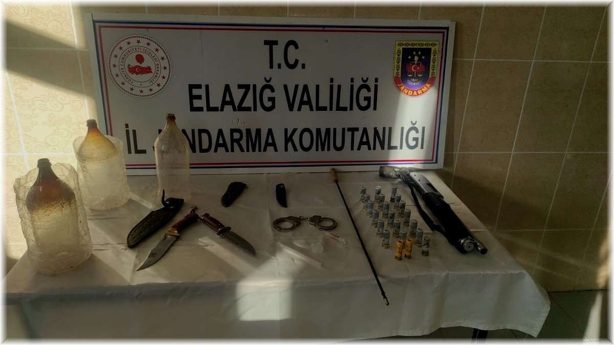 Elazığ'da jandarmadan ruhsatsız silah operasyonu: 1 kişi gözaltına alındı