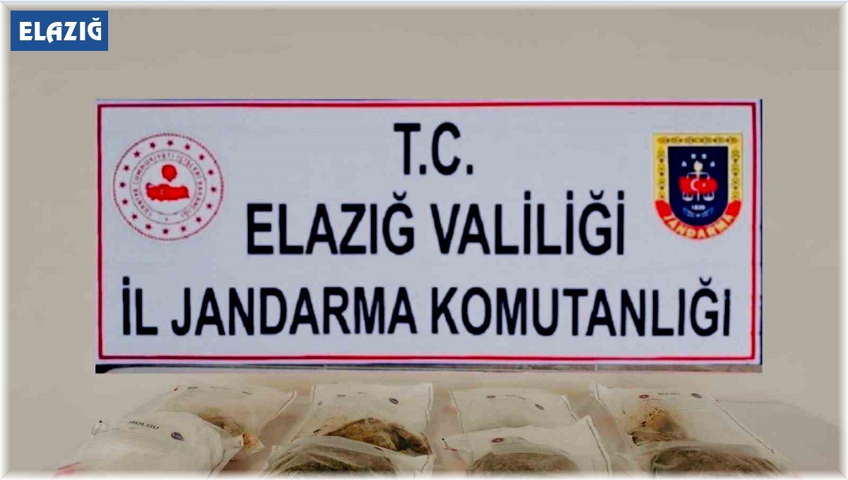 Elazığ'da jandarmadan uyuşturucu tacirlerine darbe