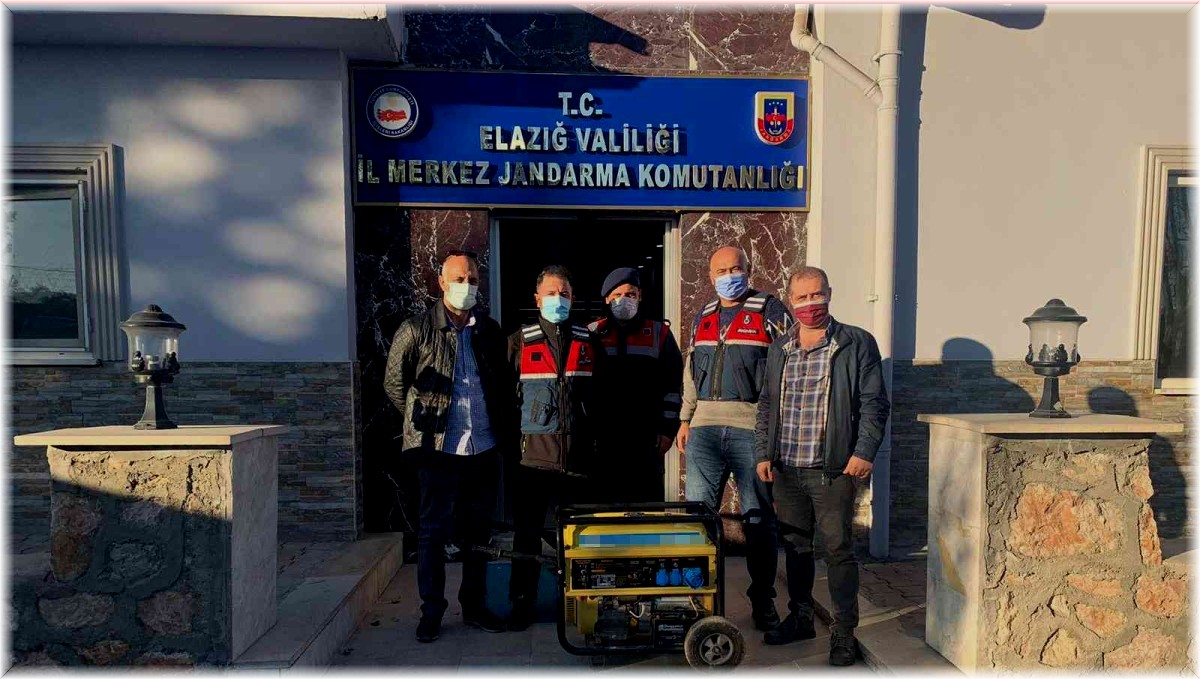 Elazığ'da jeneratör hırsızları yakalandı