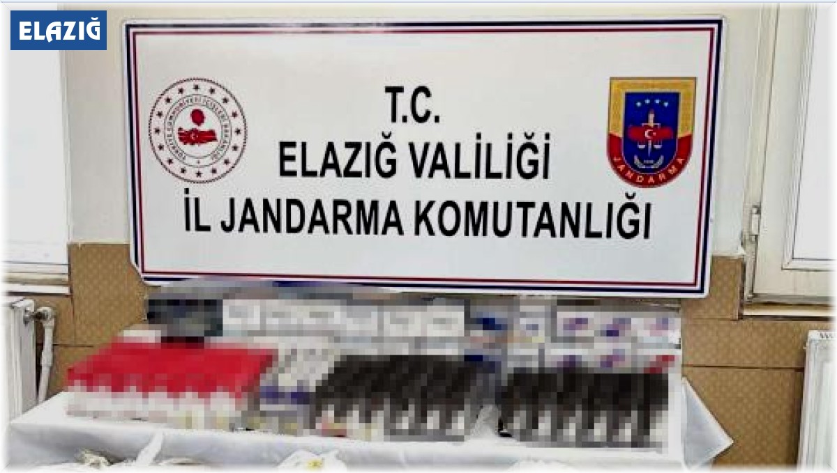 Elazığ'da kaçakçılık operasyonu: 1 gözaltı