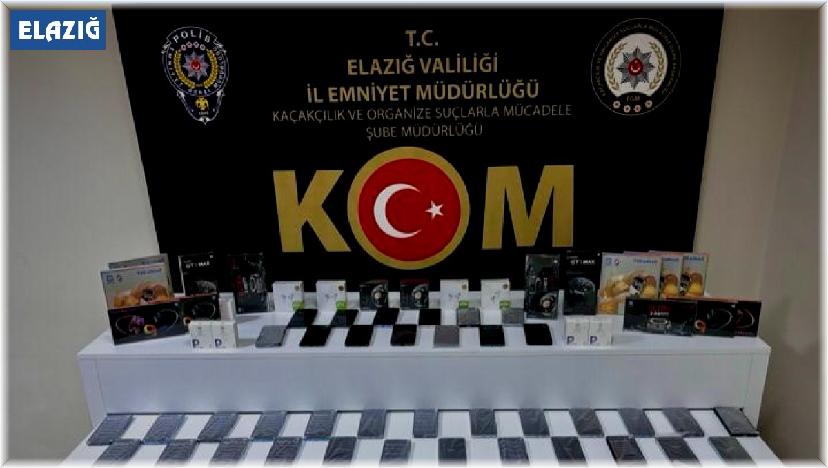 Elazığ'da kaçakçılık operasyonu: 2 gözaltı