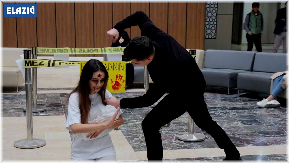 Elazığ'da kadına yönelik şiddetle mücadele etkinliği düzenlendi