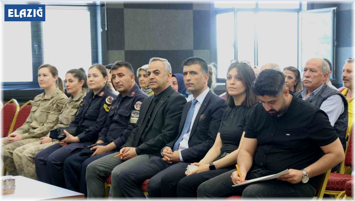 Elazığ'da 'kadına yönelik şiddetle mücadele' semineri verildi