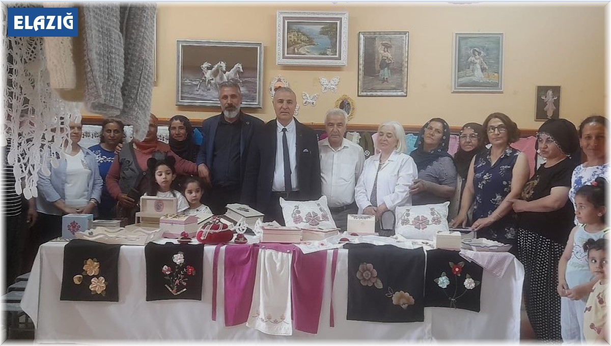 Elazığ'da kadınların el emekleri görücüye çıktı