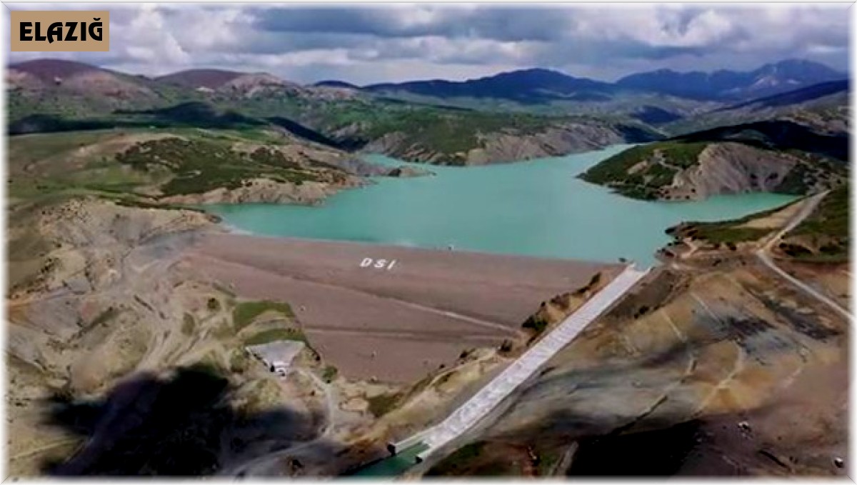 Elazığ'da Kanatlı Barajı tam doluluğa ulaştı