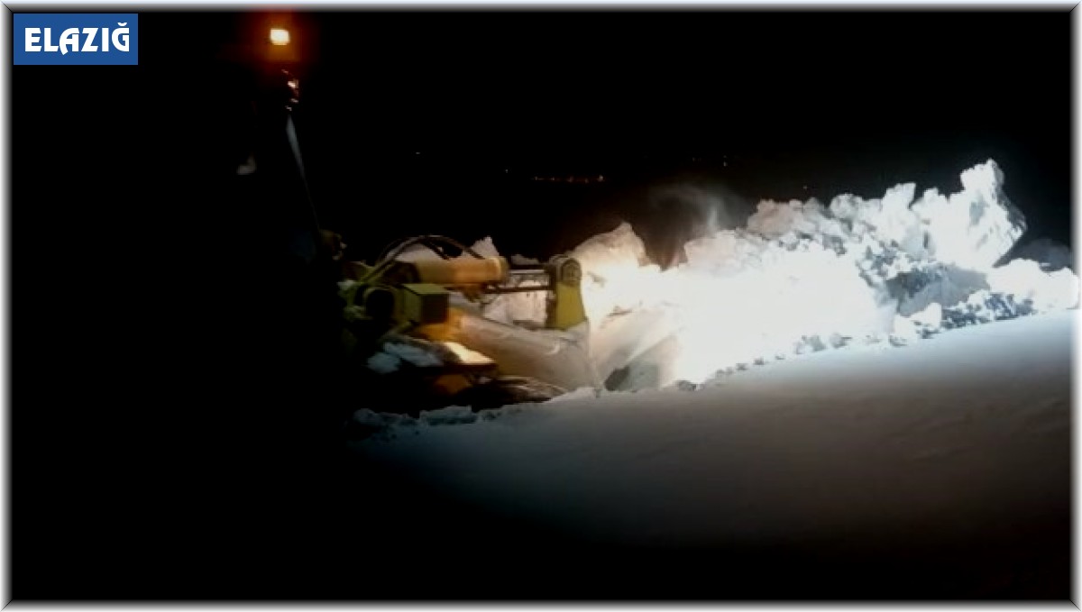 Elazığ'da kapalı 179 köy yolunda çalışmalar sürüyor
