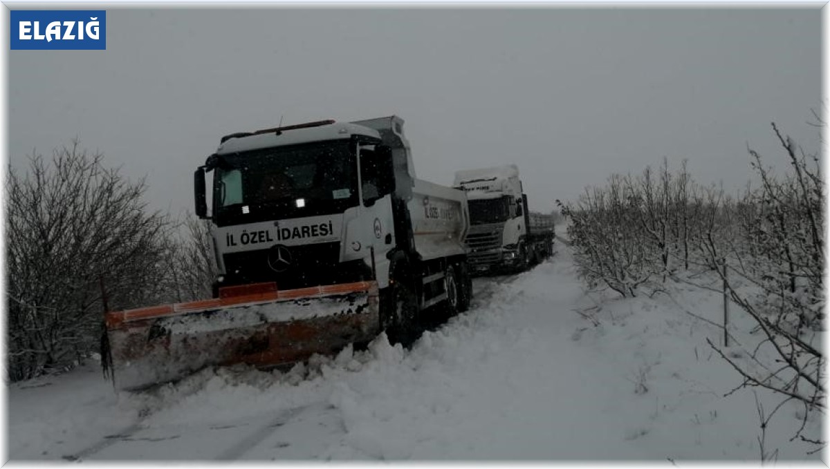 Elazığ'da kapalı köy yolu kalmadı
