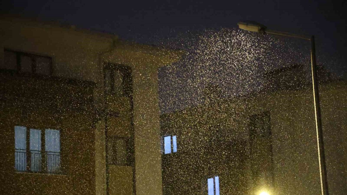 Elazığ'da kar yağışı başladı