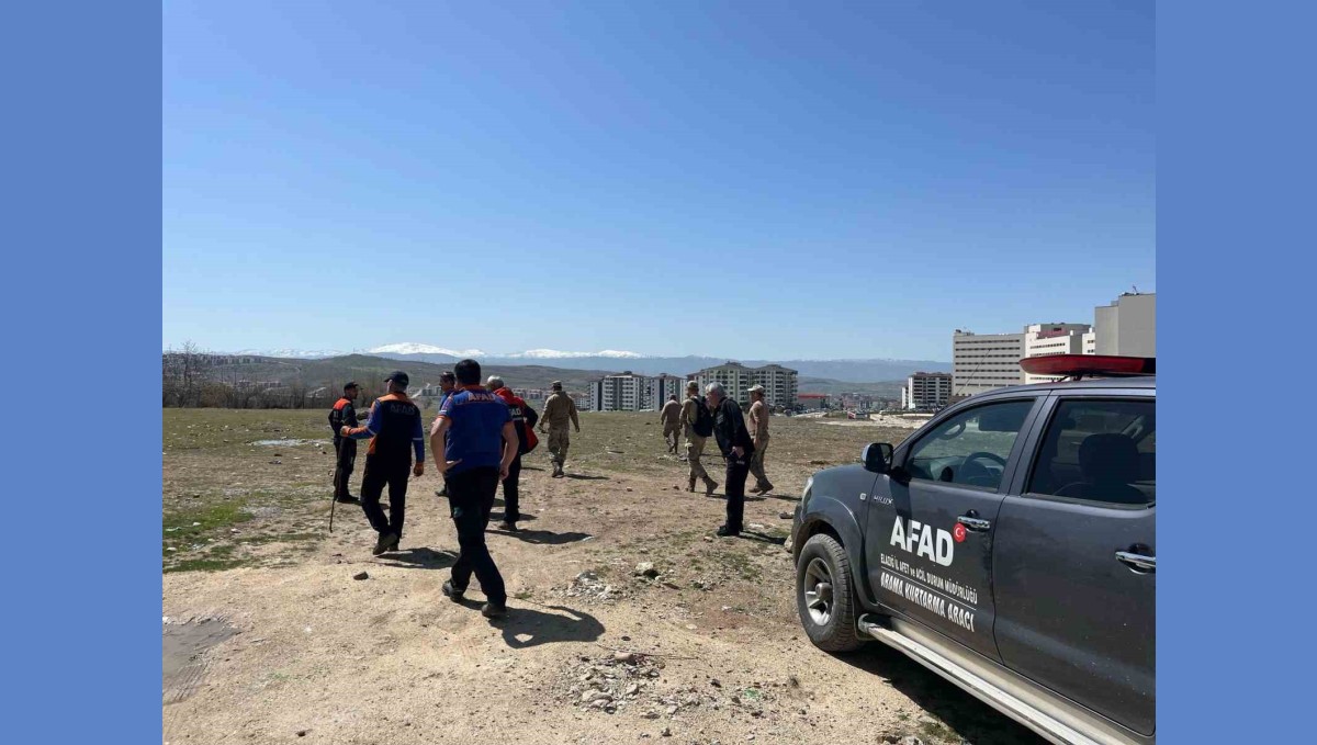Elazığ'da kaybolan 65 yaşındaki adam için 78 kişilik ekip kuruldu