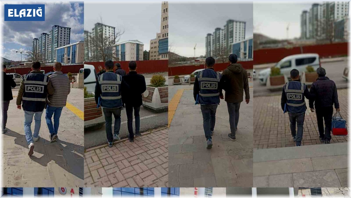 Elazığ'da kesinleşmiş hapis cezaları bulunan 27 şahıs yakalandı