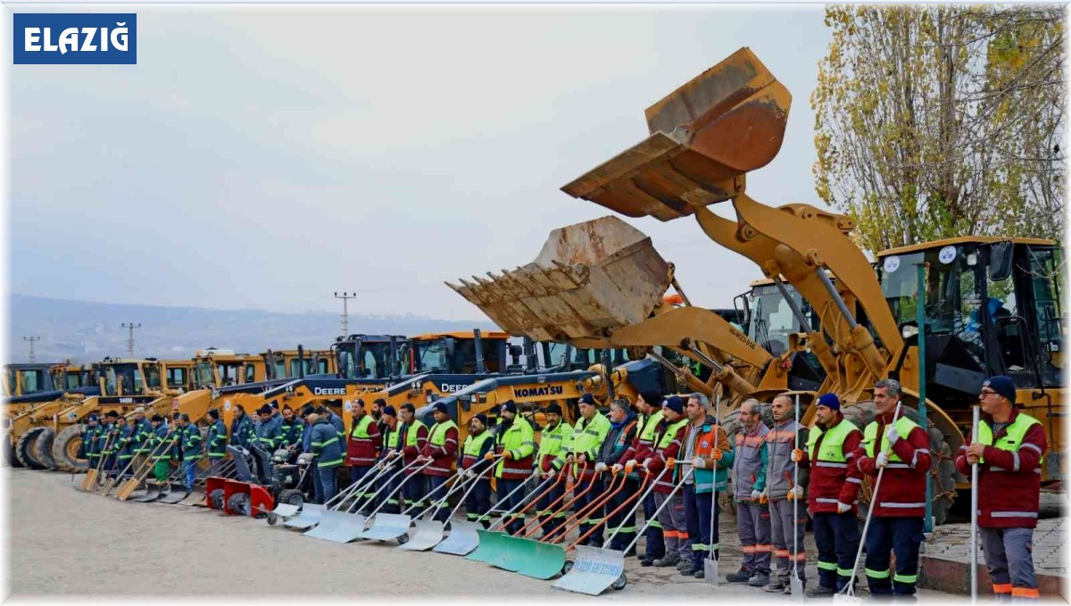 Elazığ'da kış hazırlıkları tamamlandı
