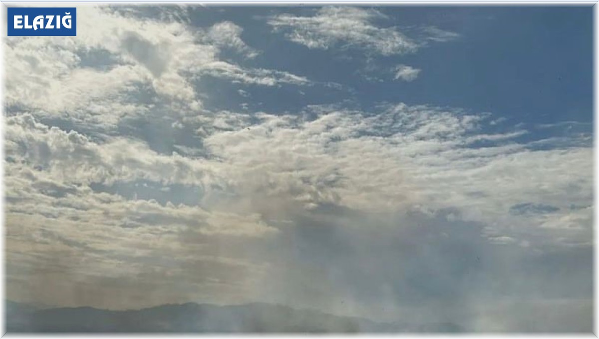 Elazığ'da korkutan anız yangını