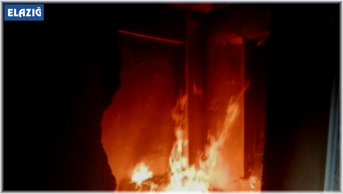 Elazığ'da korkutan yangın