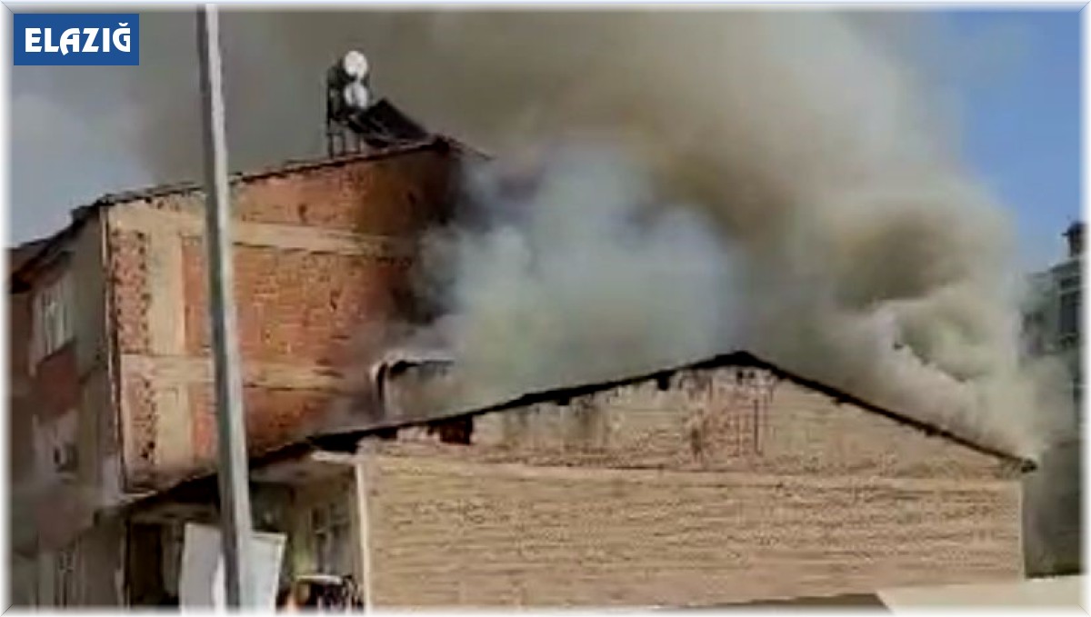 Elazığ'da korkutan yangın