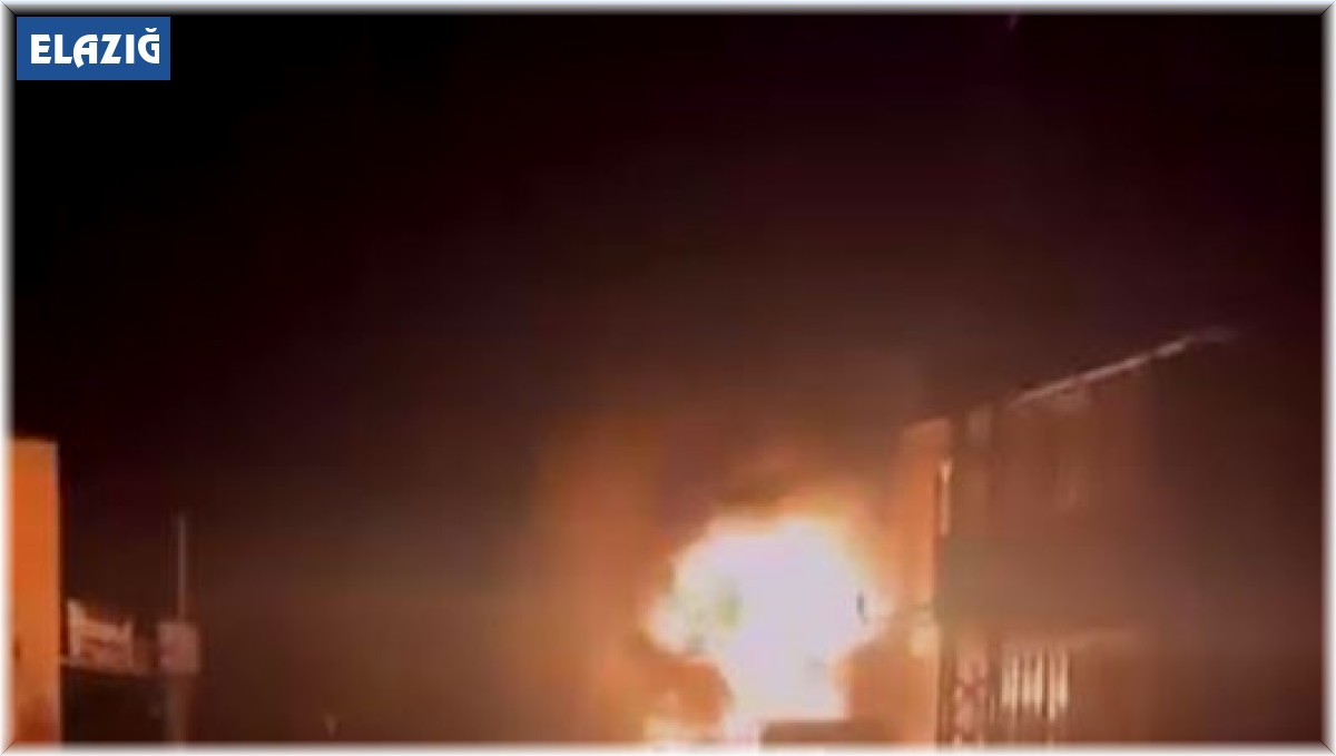 Elazığ'da korkutan yangın