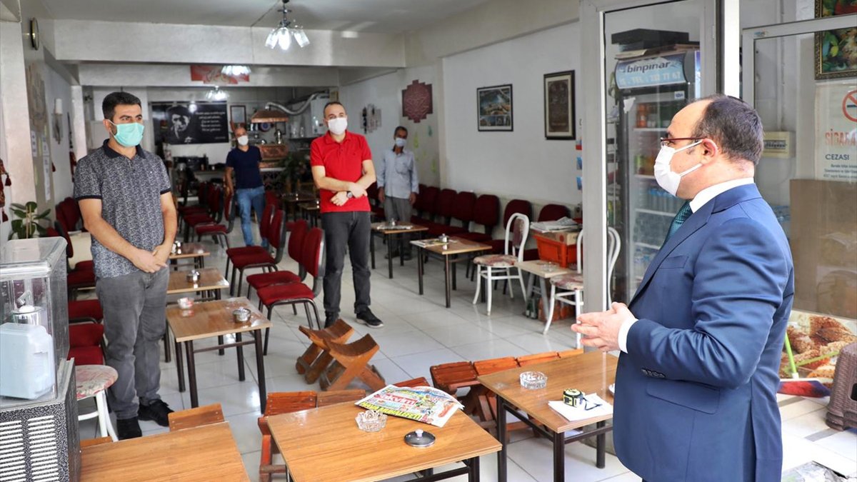 Elazığ'da Kovid-19 denetimi yapıldı