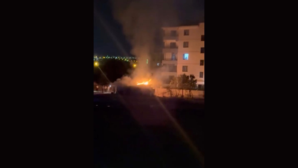 Elazığ'da kümes yangını