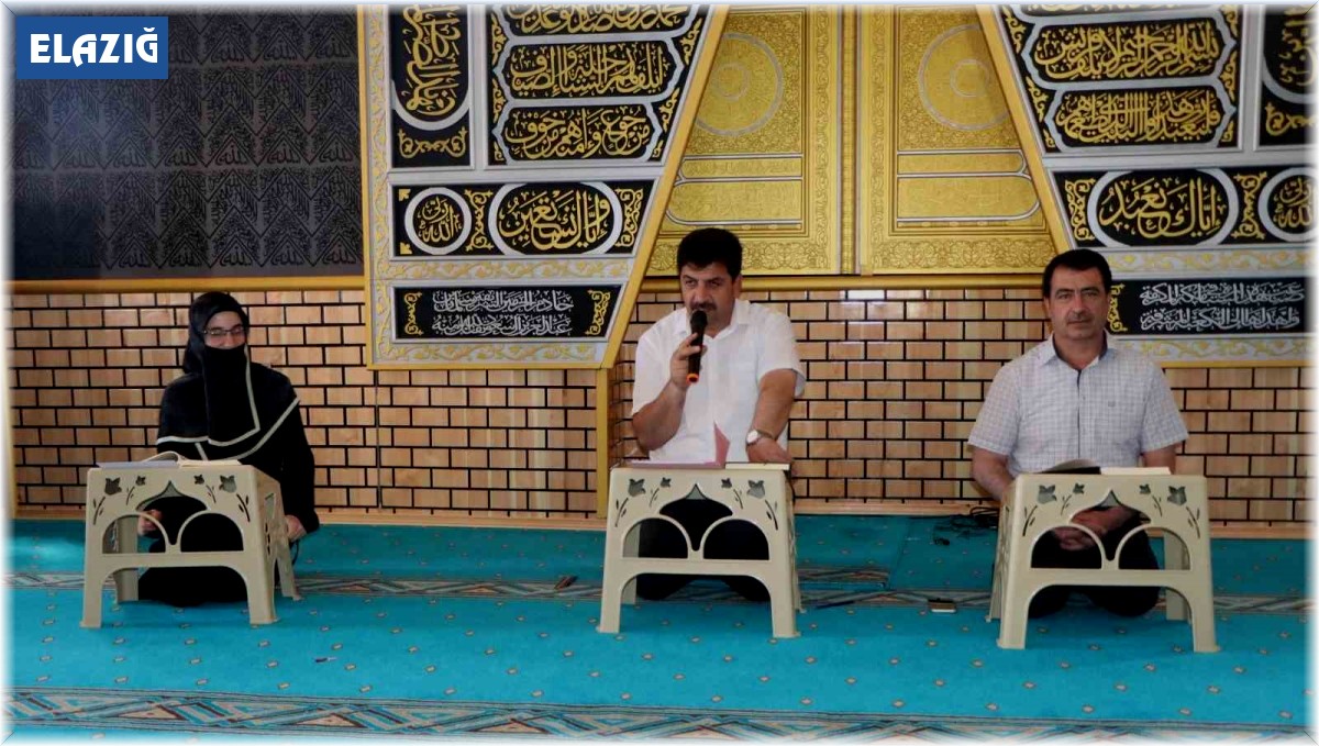 Elazığ'da Kur'an-ı Kerim'i güzel okuma yarışması yapıldı