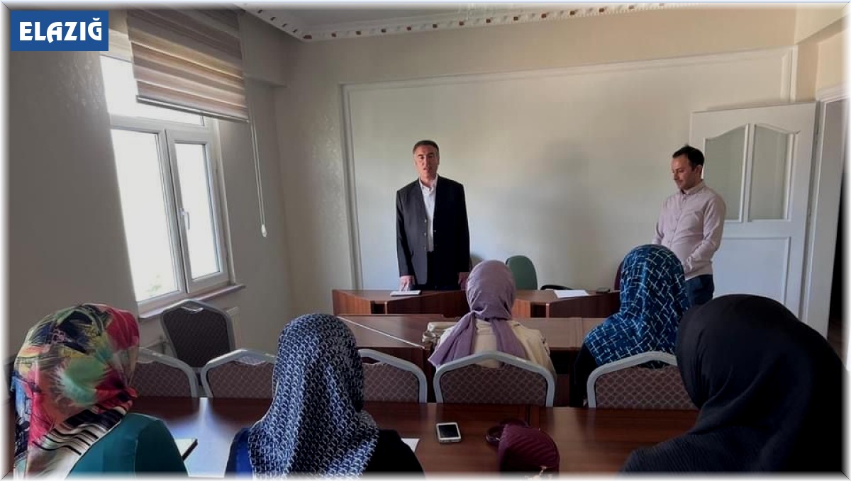 Elazığ'da Kur'an kursu hocalarına çevre bilinci ve israf önleme semineri