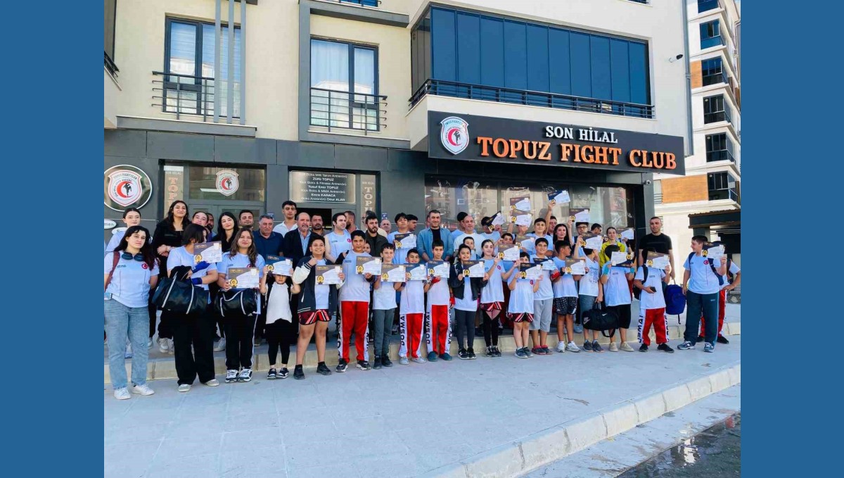 Elazığ'da kuşak terfi sınavları yapıldı