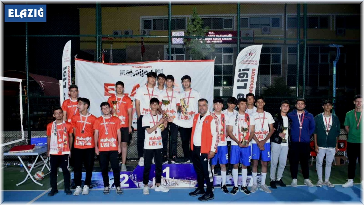 Elazığ'da mahalle ligi müsabakaları sona erdi