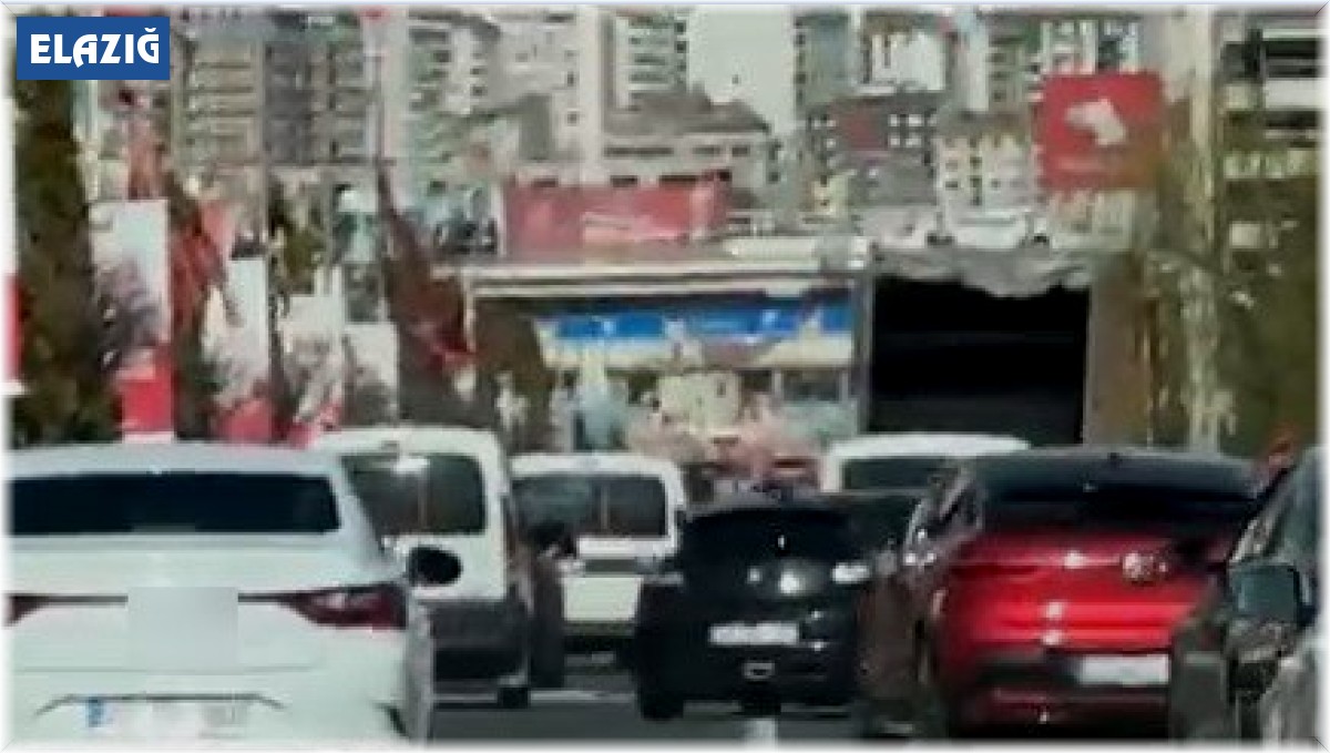 Elazığ'da makas atan sürücüler kameralara yansıdı