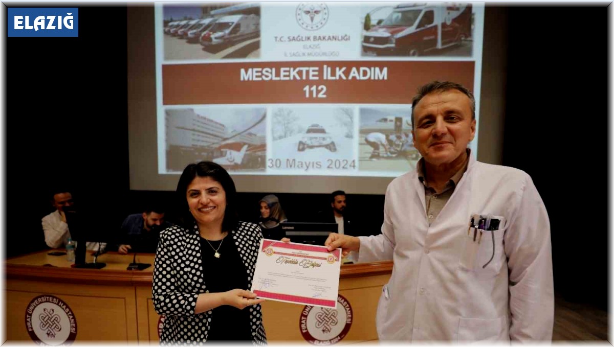 Elazığ'da 'Meslekte İlk Adım 112' paneli düzenlendi