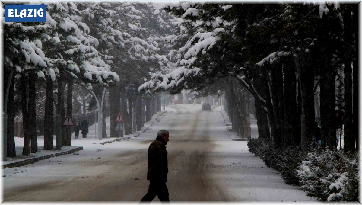 Elazığ'da meteorolojiden 'çığ' uyarısı