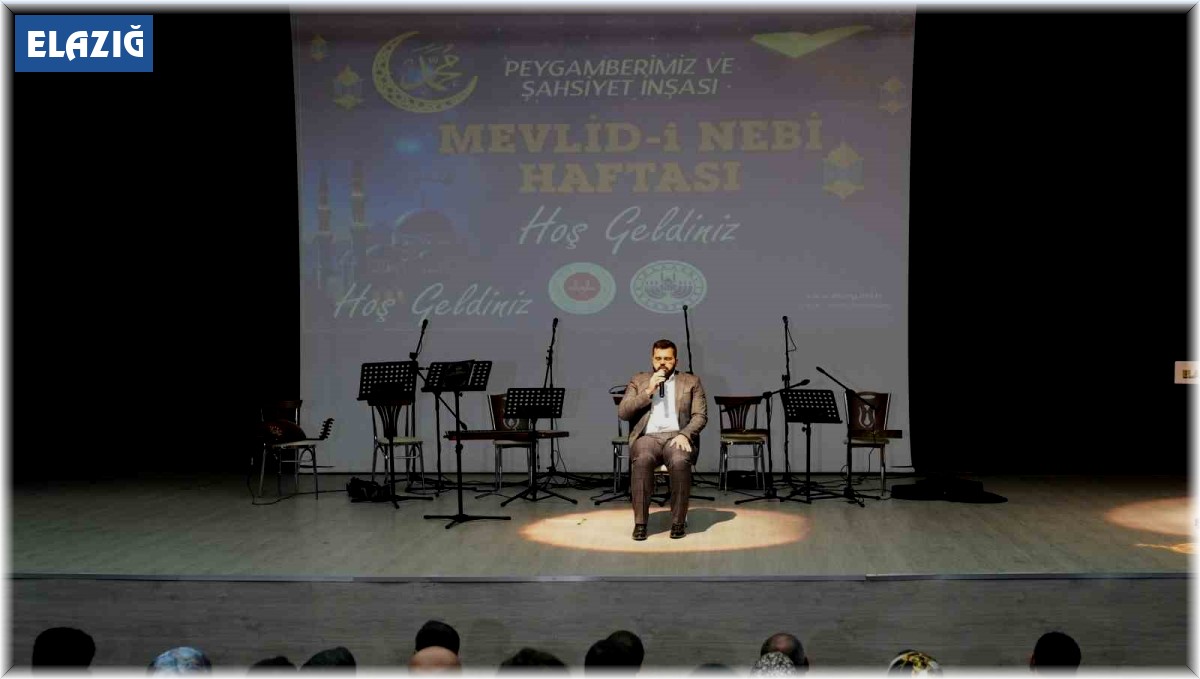 Elazığ'da Mevlid-i Nebi Haftası programı düzenlendi