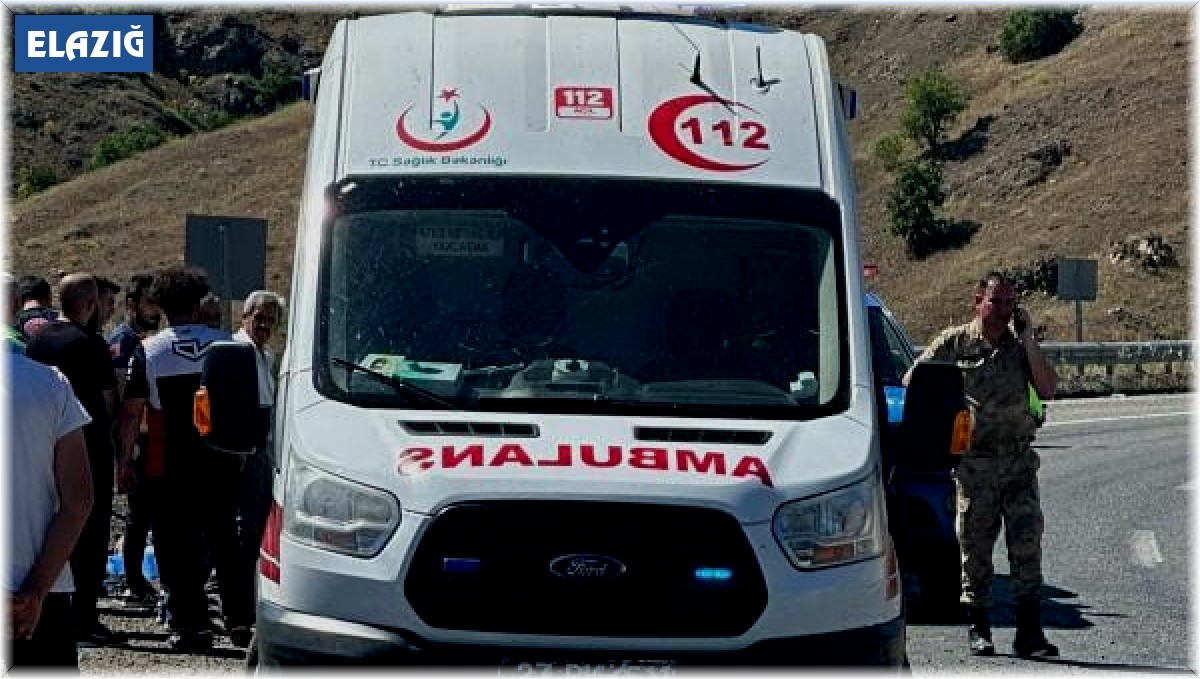 Elazığ'da motosiklet devrildi: 1 ölü