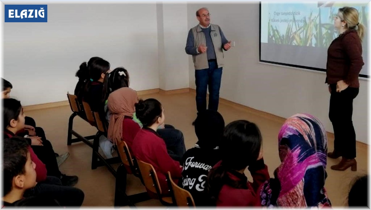 Elazığ'da öğrencilere tabiat eğitimi verildi
