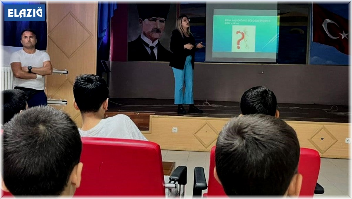 Elazığ'da öğrencilere tabiat eğitimleri sürüyor