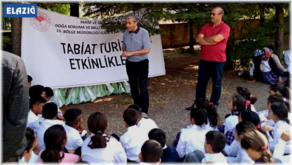 Elazığ'da öğrencilere yönelik tabiat eğitimi