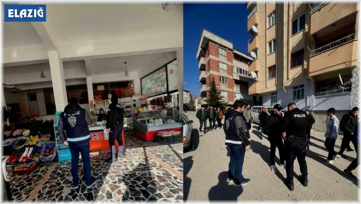 Elazığ'da okul önü denetimleri sürüyor