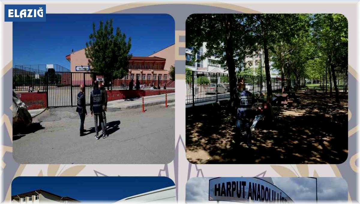 Elazığ'da okul önü denetimleri sürüyor