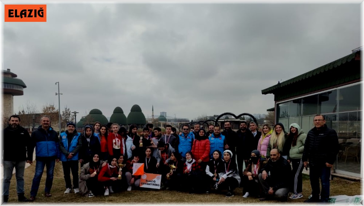 Elazığ'da Oryantiring spor müsabakaları