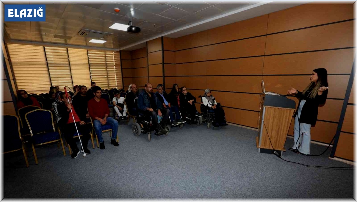 Elazığ'da özel bireylere seminer verildi