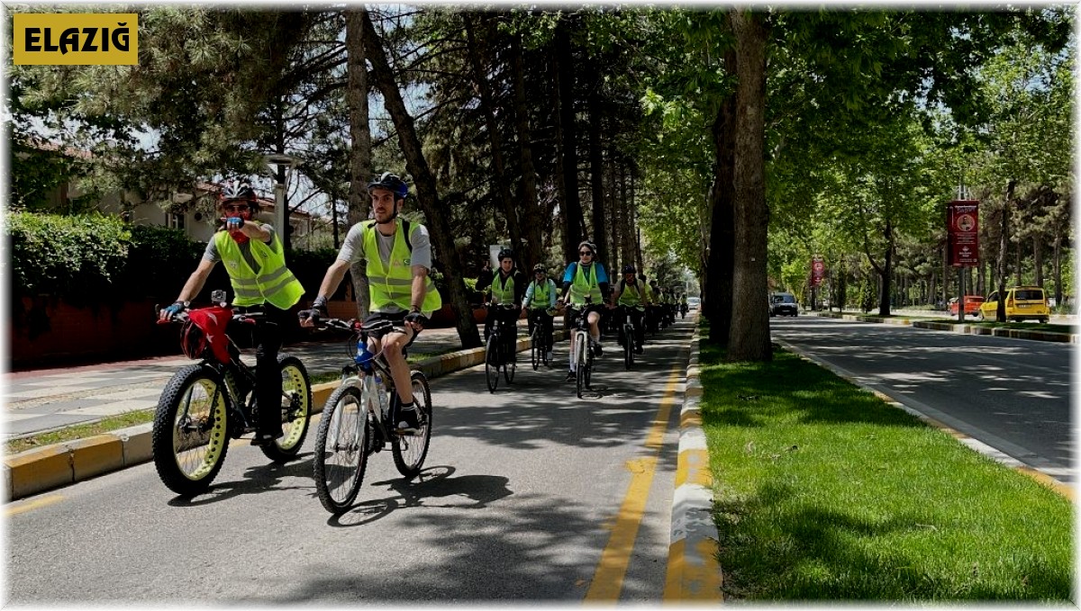 Elazığ'da pedallar bağımlılıktan uzak nesiller için çevrildi