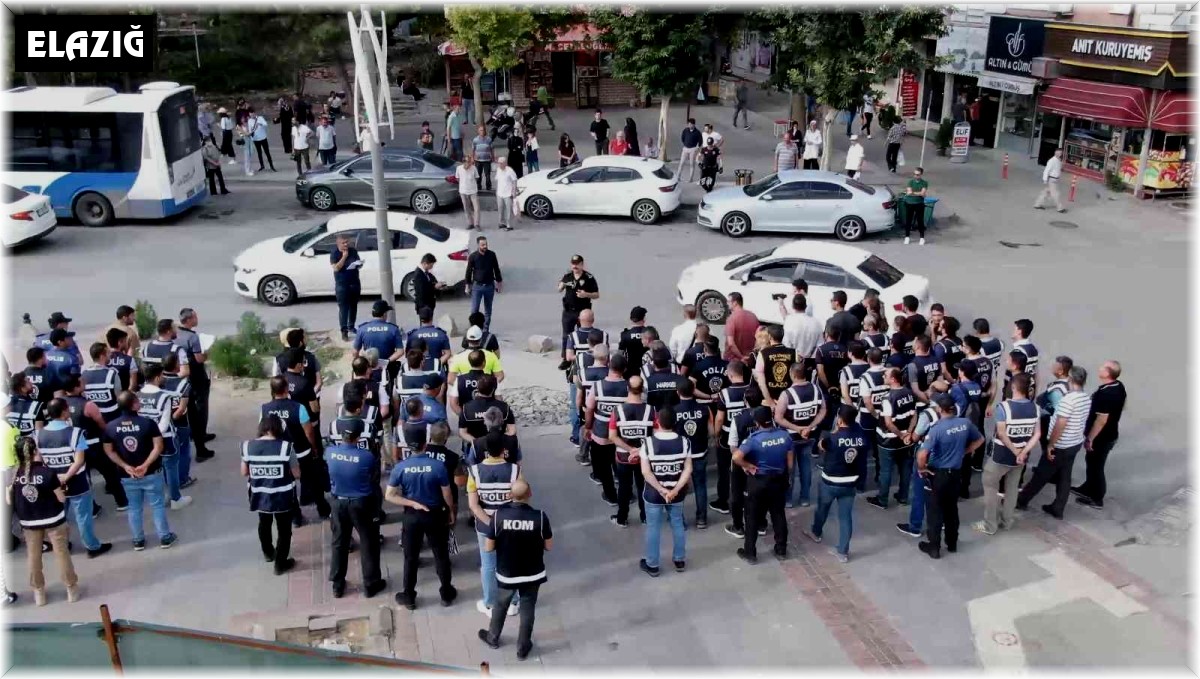 Elazığ'da polis göz açtırmıyor: 1429 kişi sorgulandı, aranan 7 şüpheli yakalandı