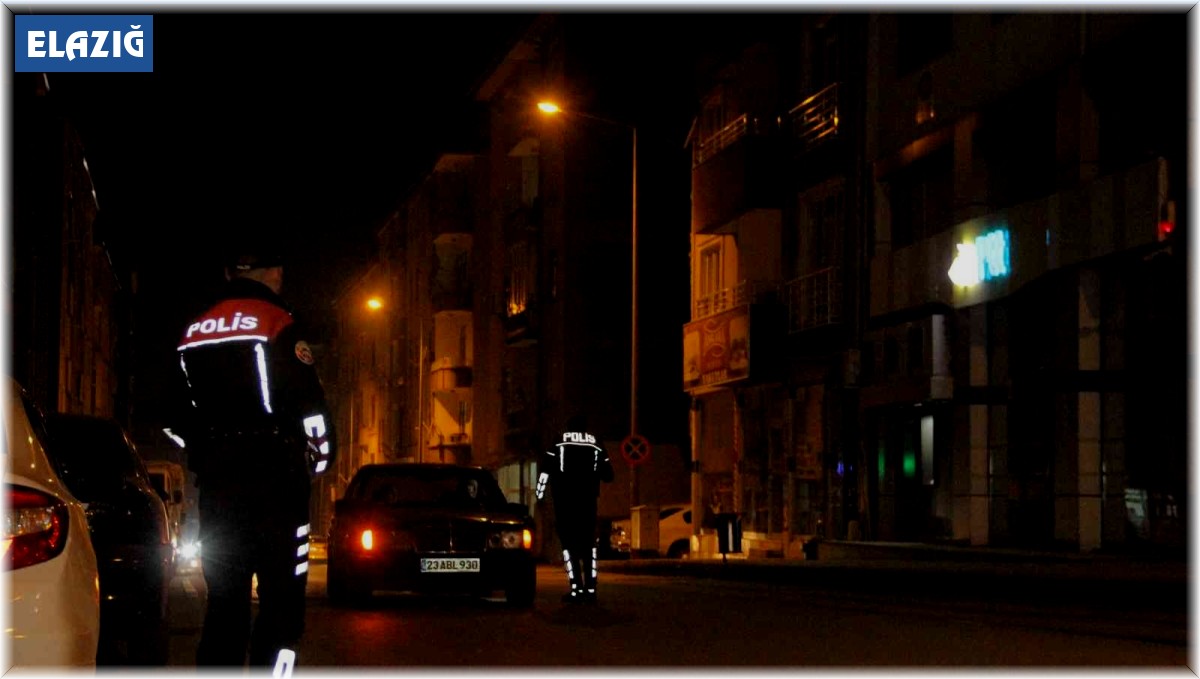 Elazığ'da polisten 'Dar Bölge' uygulaması